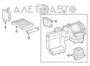 AMPLIFIER ASSY, AIR CONDITIONER Toyota Camry v55 15-17 usa, scrap crepe