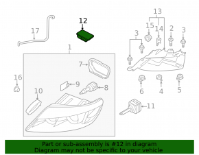 Ignition unit Audi A3 8V 15-16 xenon hid