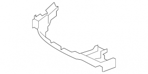 Seal of the bonnet lock hook Audi A3 8V 15-16