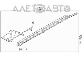 Right Daytime Running Light (DRL) for Hyundai Sonata 2020-2023 with Cracked Mounts