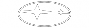 Subaru Tribeca B10 08-14 Tailgate Emblem