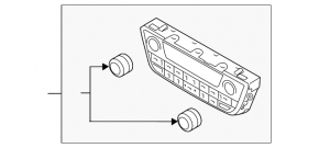 Climate control for the Hyundai Sonata 15-17