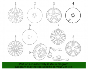 Set of R19 x 8.0J ET43 wheels for Mercedes W213 E 17-23 AMG pkg, curb