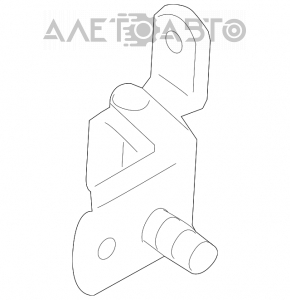 Upper rear right door hinge for Mazda3 03-08