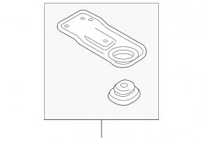 Radiator bracket upper left Ford Mustang mk6 15-