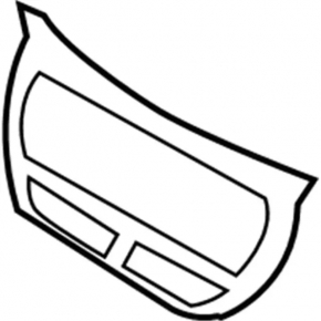 Ford Escape MK3 17-19 climate control panel trim, black