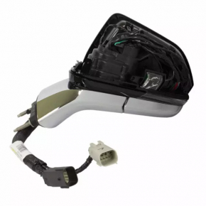 Side mirror left Lincoln MKZ 13-16 16 pins, BSM, camera, auto-dimming, turn signal, beige+chrome