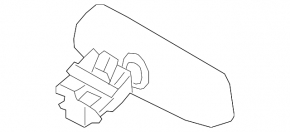 Auto-dimming interior mirror for the Land Rover Range Rover Velar 18-26, Home link
