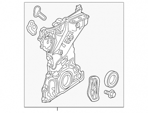 Front Engine Cover Honda Civic X FC 16-21 K20C2 2.0