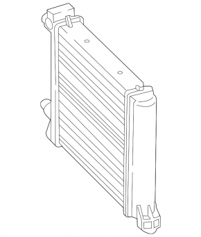 Radiator cooling water BMW X1 F48 16-22 B46 additional