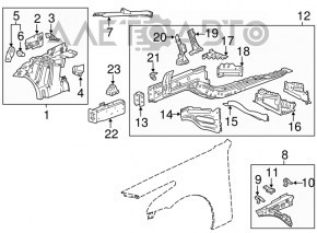 Front right quarter Cadillac CTS 14-