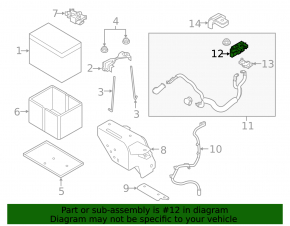 Positive terminal Nissan Rogue Sport 17-23