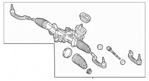 Steering rack Mercedes CLA 14-19