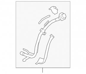 Fuel filler neck Kia Forte 19-24