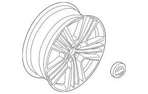 Wheel disk R20 x 8J Volvo XC40 19-25