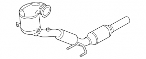 Intake pipe with catalytic converter VW Atlas 18- 2.0T