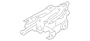 Hood hinge left Mini Cooper F56 3d 14-