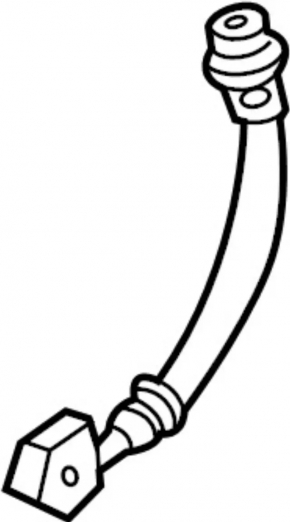 Front right brake hose for Nissan Titan 17-24