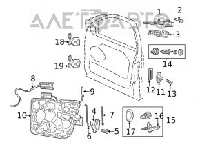 Dodge Durango 11-13 keyless key for 4 buttons, autostart
