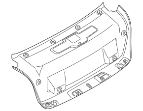 BMW 3 G20 19 trunk lid trim - black without electric drive