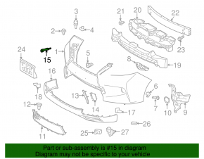 Tow Hook Lexus RX350 RX450h 10-15 Light