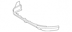 Front bumper lip Toyota Rav4 19 - scratches, dented