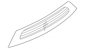 Rear glass trunk door lower Mitsubishi Eclipse Cross 18-20
