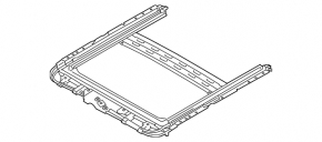 Sunroof mechanism Subaru Outback 10-14