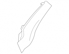 Windscreen wiper seal left Infiniti G25 G35 G37 4d 07-15