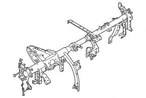 Under-torpedo pipe reinforcement Nissan Sentra 20-24