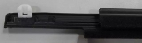 Door-glass molding, central front right, Toyota Prius 2009-2010