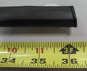 Door-glass molding, central front right, Toyota Prius 2009-2010