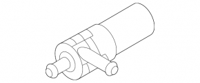Coolant pump for the Audi Q7 4L 10-15 heater