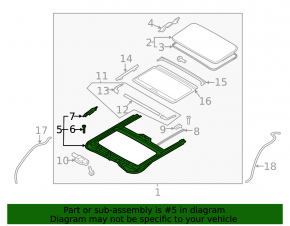 Hatch mechanism frame Hyundai Elantra 21-
