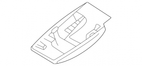 Interior mirror cover for Toyota Sienna 21-25 under camera