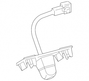 Rear view camera Toyota Sienna 17-20 with bracket