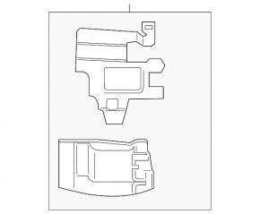 Blind Spot Sensor BSM Right Hyundai Santa FE 19-19