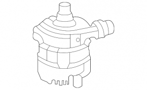 Auxiliary cooling pump Mercedes W167 GLE 450 20-24 3.0h