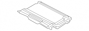 Battery housing cover rear Ford Escape MK3 13-14