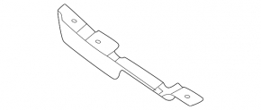 Left wind deflector for Jaguar F-Pace 21-23 R-Dynamic