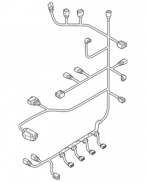 VW Tiguan 09-15 engine wiring