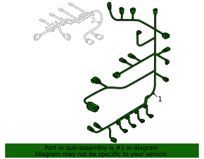 VW Tiguan 09-15 engine wiring