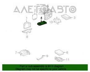 SIGNAL REGISTRATION AND CONTROL MODULE SAM front Mercedes W164 ML