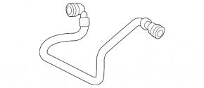 Cooling system hose BMW 5 F10 14-16 2.0T