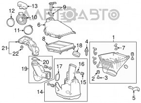 Air intake Honda Accord 13-17