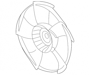 Cooling Fan Impeller Left Honda Insight 19-22 1.5T