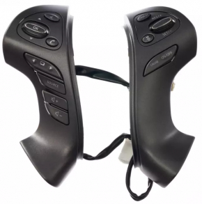 Nissan Murano z52 19-24 steering wheel control buttons, black, with Distronic