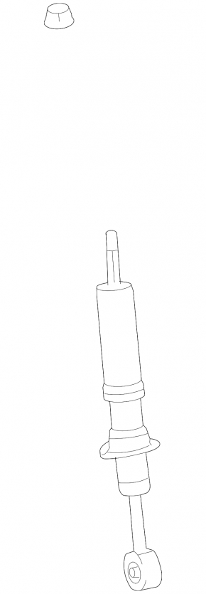 Front left shock absorber for Lexus LX570 08-21