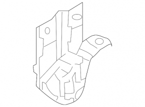 Towing bracket Infiniti Q50 14-