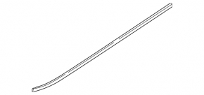 Molding door-glass central front right BMW X1 F48 16-22 chrome